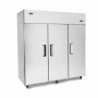 Armoire froide positive compacte 3 portes pleines - 1390 L