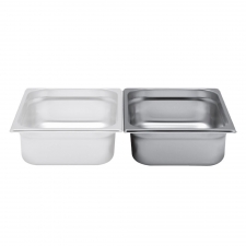 Bac gastro inox, capacité GN 1/2 hauteur 150 mm