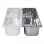 Bac gastro inox, capacité GN 2/4 hauteur 40 mm