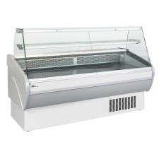 Vitrine droite froid ventilé avec réserve 1500 x 931 mm