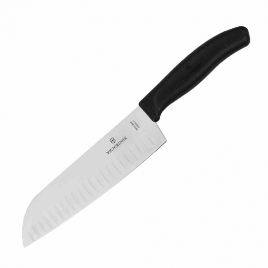 Couteau Santoku alvéolé 17 cm 