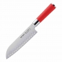 Couteau Santoku alvéolé Red Spirit 180 mm