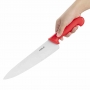 Couteau de cuisinier rouge 255 mm