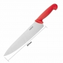 Couteau de cuisinier rouge 255 mm