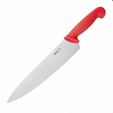 Couteau de cuisinier rouge 255 mm