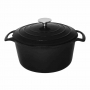 Grande cocotte ronde noire 