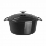 Grande cocotte ronde noire 