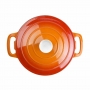 Grande cocotte ronde orange 