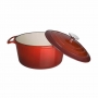 Cocotte ronde rouge 