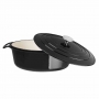 Cocotte ovale noire 5L