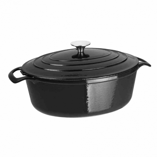 Cocotte ovale noire 5L