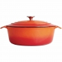 Cocotte ovale orange 5L