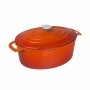 Grande cocotte ovale orange 6L