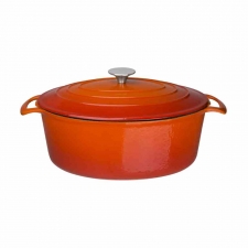 Grande cocotte ovale orange 6L