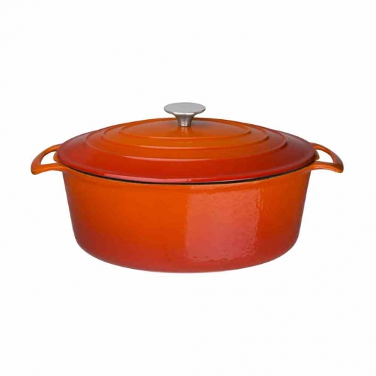 Grande cocotte ovale orange 6L