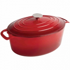 Cocotte ovale rouge 5L