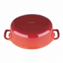 Grande cocotte ovale rouge 6L