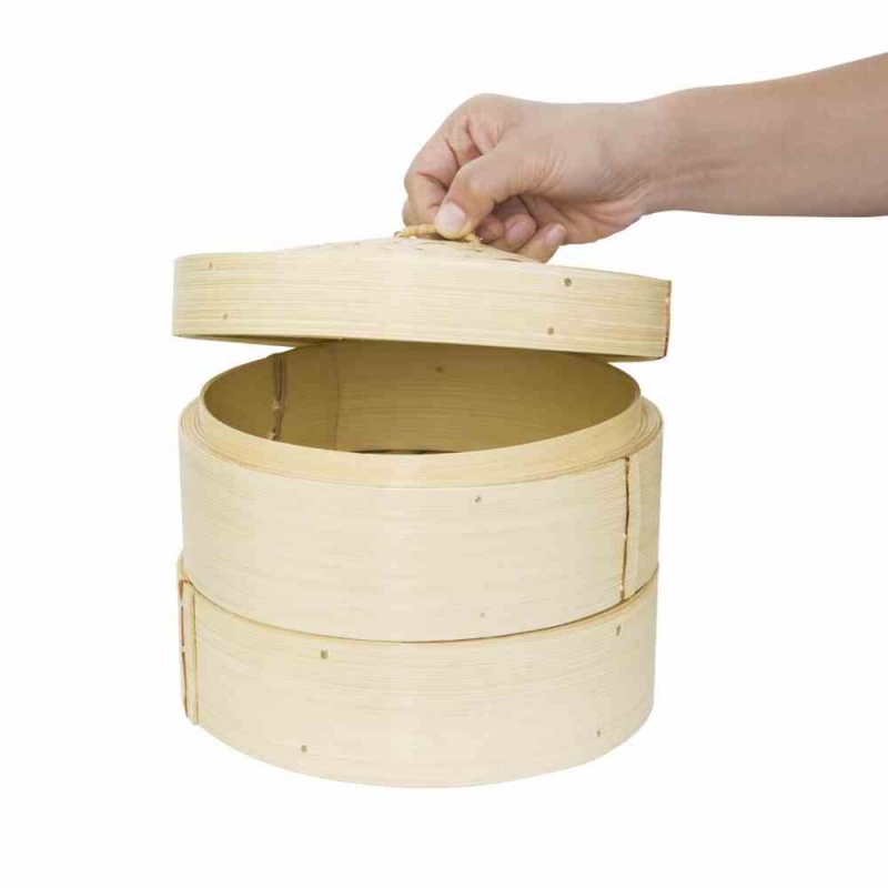 Couvercle pour panier vapeur en bambou 20 cm.