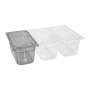 Bac gastro transparent, capacité GN 1/3 hauteur 100 mm