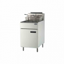 Friteuse gaz naturel haut rendement 1 cuve 75 kg/h