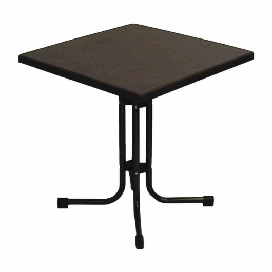 Table de patio pliante Limburg Pizarra 70 x 70 cm