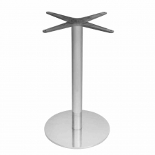 Pied de table rond en acier inoxydable 