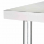 Table en acier inoxydable sans rebord 900 x 700mm