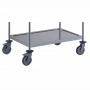 Chariot de service 3 plateaux 800x530mm