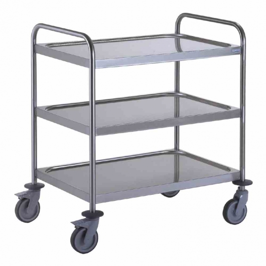 Chariot de service 3 plateaux 800x530mm