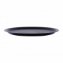 Plateau antidérapant Blackline rond 310 mm noir