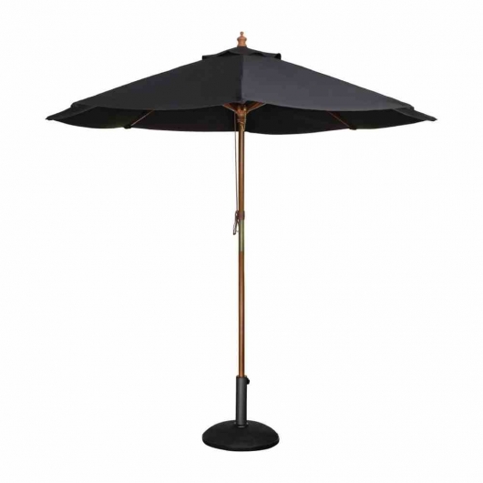 Parasol rond noir 2,5m