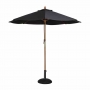 Parasol rond noir 3m