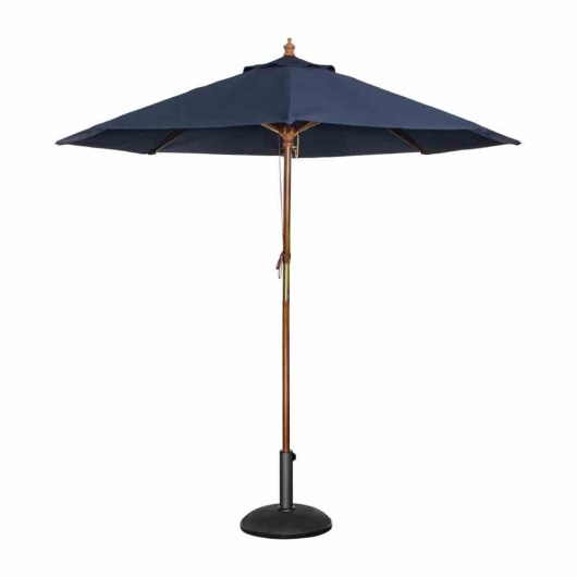 Parasol rond 3m bleu marine