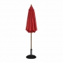 Parasol rond 3m rouge