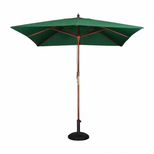 Parasol carré 2,5m vert