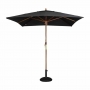 Parasol carré 2,5m noir