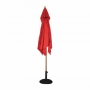 Parasol carré 2,5m rouge