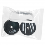 Roues + visserie pour support sac 120 L - lot de 2