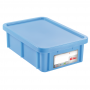 Bac HACCP 25 L rectangulaire + couvercle - bleu 