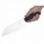 Couteau Santoku alvéolé 17 cm 