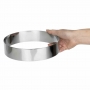 Cercle à mousse inox 200 x 45mm