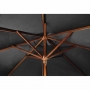 Parasol rond noir 2,5m