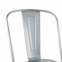 Chaises bistro en acier (lot de 4)