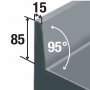 Table réfrigérée ventilée 3 portes GN 1/1 405 L