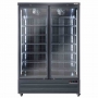 Vitrine freezer verticale 1084 L noire