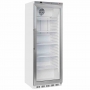 Armoire frigorifique porte vitrée ventilée 400 L blanc