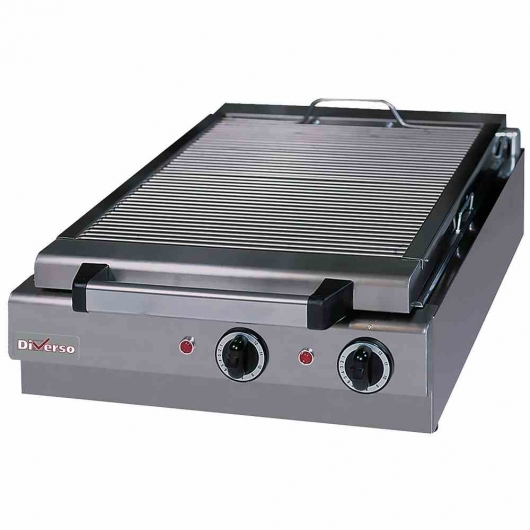 Grill-vapeur électrique de table L. 490 mm