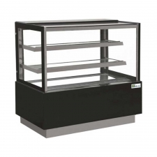 Vitrine pâtissière droite 2 étagères 560 L