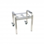 Socle mobile inox CL50 Ultra sur 2 roulettes