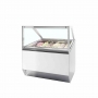 Vitrine ventilée pour glace en bac vitrage droit 118 L